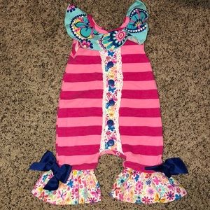 RicRac & Ruffles romper floral